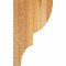 Ekena Millwork Ridgewood Rough Sawn Corbel, Western Red Cedar, 6"W x 6"D x 10"H COR06X06X10RID00RWR - alternate 3